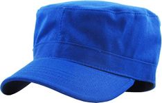 KBETHOS Cadet Army Cap Basic Everyday Military Style Hat (Now with STASH Pocket Version Available), Royal Blue Daily Cadet, M