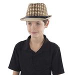 Dress Up America Fedora Hat Off White, One Size 57.15 cm