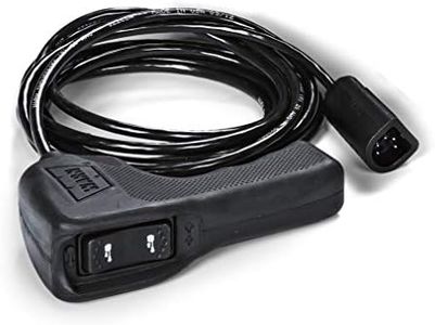 WARN 83665 Hand Held Plug-In Truck Winch Remote Controller with Ergonomic Grip and 12' Connector Cable