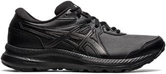 ASICS Women's Gel-Contend SL Walking Shoes, 6.5M, Black/Black