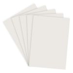 Lakeer A4 Off White Paper | 175 GSM Colour Cardstock Paper-Pack of 25 Sheets, for Art, Craft & Project Work, Printing, Etc.