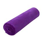 uxcell Pet Dog Blanket, Flannel Fleece Puppy Blanket Solid Plush Warm Rug Blankets and Throws for Small-Medium Dogs Cats Doggy Sleeping Mat, Purple, 27” x 39” (70 x 100 cm)