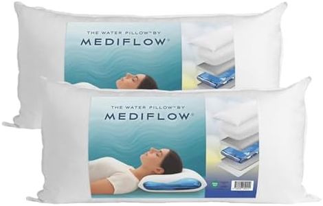 Mediflow Das erste & Original Wasserkissen, klinisch erwiesen, um Nackenschmerzen zu reduzieren & den Schlaf zu verbessern Ideal für die richtige Nackenunterstützung (40 x 80 cm, 2er-Set)