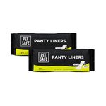 PEESAFE Pee Safe Panty Liners For Women Daily Use - 40 Liners | 155Mm Optimum Coverage (Small Size) | Curvy Design, Cottony-Soft Surface| Keeps You Dry & Fresh All Day Long