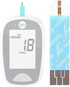 BEST KETONE TEST | Blood Ketone Test Strips, 100ct | Compatible with BKT meter and Keto-Mojo original Bluetooth meter (TD-4279)
