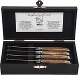 Laguiole Style De Vie Luxury Line Butter Knife 4 Pieces Olive Wood