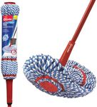 O-Cedar MicroTwist MAX Microfiber Twist Mop | Features Hands-Free Wringing | Extra Large 18-Inch Mop Head | Safe on All Floor Types