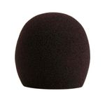 Shure A58WS-BLK Foam Windscreen for All Shure Ball Type Microphones, Black