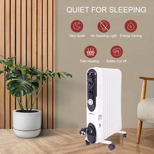 Belaco Oil Filled Radiator Heater, 2500W – Portable Electric