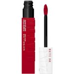 Maybelline SuperStay Matte Ink 16H Long Lasting Matte Liquid Lipstick with Precise Applicator, Non-Transfer and Intense Color, Comfortable Matte Finish, Pioneer Color 20 Classic Red, 5ml
