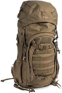 Caribee M60 Phantom Rucksack Travel Hiking Backpack Luggage Army Bag 60L Ochre