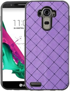 ELISORLI Compatible with LG G4 Case Rugged Thin Slim Cell Accessories Anti-Slip Fit Rubber TPU Mobile Phone Protection Silicone Soft Full Body Shockproof Grip Cover for LGG4 LG4 4G Women Men Purple