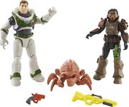 Disney and Pixar Lightyear Toy Figures and Accessories, Set with Izzy and Buzz Lightyear figures, Bug and Weapons, Space Rangers Defense, Collectibles, HHY15