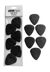 BoloPick Felt Ukulele Picks Economy 12 Pack, Black