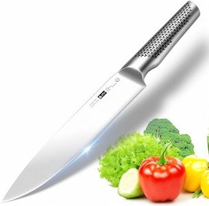 Plys Turkey Carving Knife 8 inch, Carving Knife for Meat, German Steel Chefs Knife Razor Sharp & Unibody Design