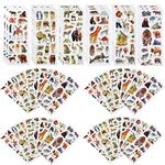 42 Sheets 3D Fluffy Animal Stickers Jungle Animal Stickers Realistic Zoo Animal Stickers Forest Animal Stickers for Toddlers, Handmade Scrapbooking, Water Bottle, Skateboard, Party Favors