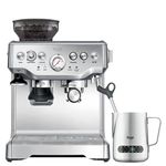 Sage - The Barista Express - Bean to Cup Coffee Machine with Grinder and Milk Frother, Brushed Stainless Steel