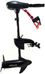 Bison 40ft/lb 12v Short Shaft Kayak Electric Outboard Trolling Motor With Free Spare Propeller