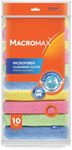 Macro Max Microfiber Cleaning Cloth – Ultra Absorbent Lint‑Free Reusable Towels for Kitchen, Glass, Counters, Furniture – Soft Non‑Scratch Microfiber - Pack of 150