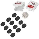 PRO BIKE TOOL Glueless Bike Tire Puncture Repair Patch Kit – 2 Packs – 24 Self Adhesive Patches & 2 Scuffers in Total for Bicycle Inner Tube Repair - Quick & Easy Patches for Road & Mountain Bikes