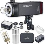 Godox AD200 Pro II AD200Pro II AD200ProII, One-Tap Sync with X3, Bi-Color LED Modelling Led, Color Group Indicator, 1/512 to 1/1with 0.1, W/Extra Bare Bulb and Flash Tube Protector