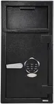 GarveeTech Fireproof Depository Safe with Drop Slot, Electronic Anti-Theft Drop Safe for Business with Programmable Numeric Keypad Lock and Spare Keys, Cash Drop Safe Box for Office Home Retail Store