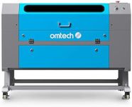 OMTech 60W CO2 Laser Engraver, 500x700 mm Laser Marking Machine with Air Assist Digital Controller 2 Way Pass RDWorks, Laser Engraver Cutter for Wood Acrylic Fabric(Without Forklift Unloading)