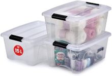 Iris Ohyama Storage Boxes with Lids