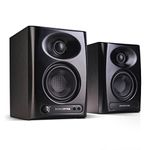 Sonodyne PM4040 2-Way Stereo Active & Passive Monitor, Auxiliary, Studio Computer Monitor for Sound Mixing & Mastering, Video Editing & Gaming (Pair, Black)(PM 4040)