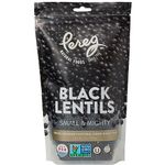 Whole Black Lentils - 16 Oz - Beluga Lentils - Black Masoor Daal - Ideal for Enriching Stews, Curries, Tacos & Soups - Non-GMO, Gluten-Free, Kosher Certified & Vegan