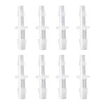 Plastic Hose Barb Reducer Fittings, 1/4" to 3/16" Hose Barb Reducer Pipe Fittings Adapter for Air Water Fuel (Pack of 8)