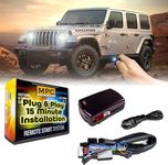 MPC Factory OEM Remote Activated Plug and Play Remote Start Kit for Jeep Wrangler 2007-2018 - Firmware Preloaded