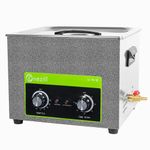 ONEZILI Sonic Cleaner 15L, 360W High Power Sonic Parts Cleaner Machine with Industrail Grade Transducers with Timer and Heater for Cleaning Carburetor Brass Parts Jewelry Watches
