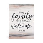 P. Graham Dunn Family Story Welcome White 7 x 5 Wood Story Board Photo Frame