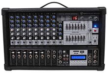 Rockville RPM109 RPM109 12 Channel 4800w Powered Mixer, 7 Band EQ, Effects, USB, 48V