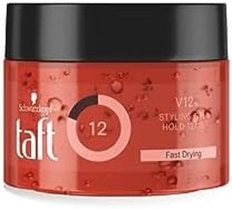 Schwarzkopf TAFT Power V12 Hair Gel With Speed Hold Technology |Fast Drying formulation| Moisturising formula| Non-stick & Easy to Wash off| No Alcohol, No Sulphate |Vegan & Peta approved - 250ML