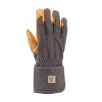 Carhartt Women's Rugged Flex Synthetic Leather High Dexterity Safety Cuff Glove, Gravel, M, Gravel, Medium