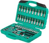 Socket Wrench Set 46 pcs 1/4" with 