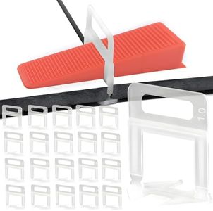 200 Pièce Croisillon Carrelage Autonivelant 1mm Clips Système de Nivellement pour Pose de Carrelage de 3-16 mm de Hauteur