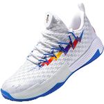 PEAK Men's Sneakers, Lou Williams Lightning Sport Shoes for Basketball, Running, Walking, White, 7