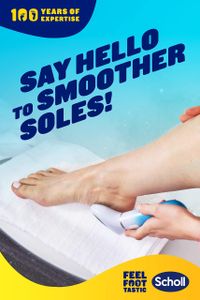 Scholl Velvet Smooth Electric Foot File – Hard Skin & Callus Remover with Cracked Heel Roller
