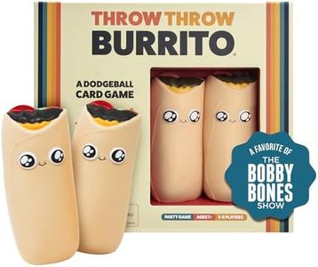 Exploding Kittens Throw Throw Burrito-A Dodgeball Card Game-Family-Friendly Party Games-Card Games for Adults, Teens and Kids-2-6 Players