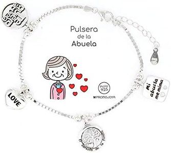 Eres lo mas mujer Pulseras Familia, Amistad, Sentimientos Plata (Abuela)