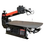 Bucktool 558 mm Variable Speed Scroll Saw, 22 Inch Electric Scroll Saw with Large Work Table, Multi-Angle Cutting, Max Cutting Depth 50 mm, Compatible with 130–133 mm Pinless Blades