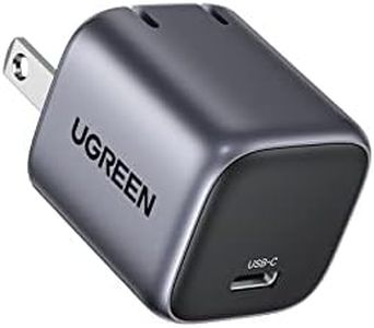UGREEN 30W USB C Charger, Nexode Foldable GaN PPS Compact Fast Wall Charger Block, USB-C Power Adapter for iPhone 15 Pro Max/14/13, Galaxy S23, iPad