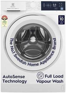 Electrolux 8kg 5 Star Front Load Washing Machine, AutoSense Technology, Full Load Vapour Wash, Hygienic Care, EcoInverter Motor, UltimateCare 300, EWF8024D3WB, White