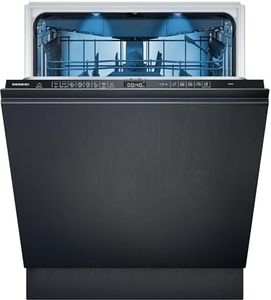 Siemens SX95EX12CE, iQ500 Smarter Geschirrspüler, Vollintegrierte Spülmaschine, 60 cm, Made in Germany, XXL, Besteckschublade, Extra leise, varioSpeed,autoOpen dry, glassZone, varioScharnier