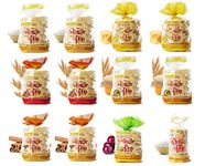 Kim's Magic Pop Combo Pack B 12-Pack: Freshly Popped Rice Cakes, Healthy Grain Snack, 0 Weight Watchers Point