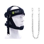 J Bryant Neck Harness Head Weight Lifting with Chain Adjustable Strap Neck Exercise Equipment