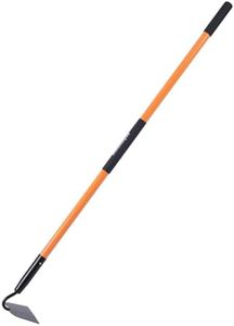 Garden Hoe Tool .for Weeding with Long Fiberglass Handle 57 Inches，Heavy Duty Hoe Garden Tool,